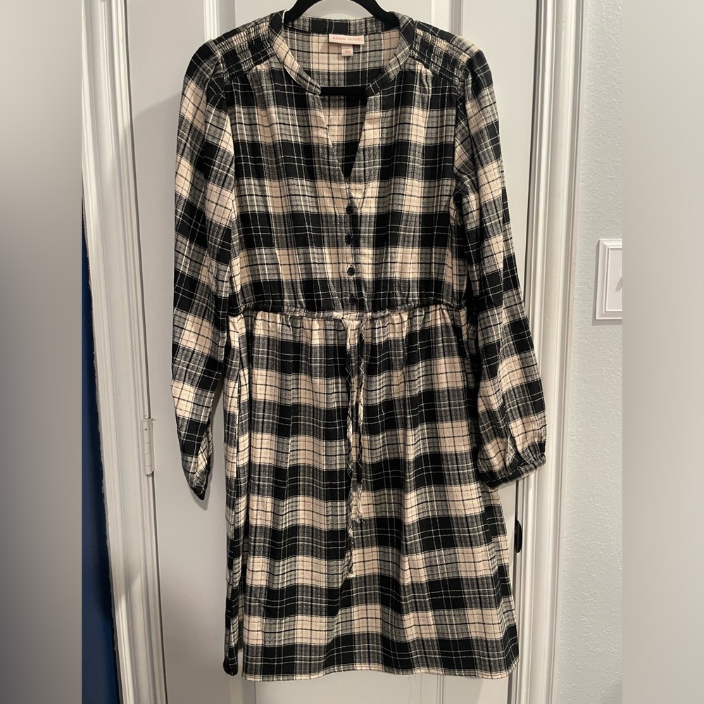 NWOT, Knox Rose flannel dress, M